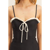 Black Ruched Dress