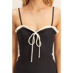 Black Ruched Dress