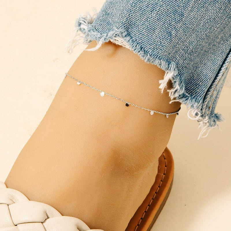 Mini Coins Station Chain Anklet