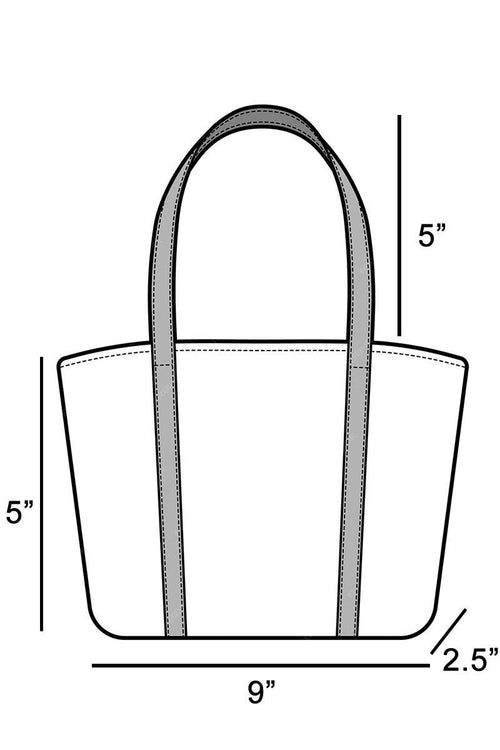 Silver Half Moon Handbag