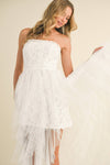 Tulum Cascade White Dress