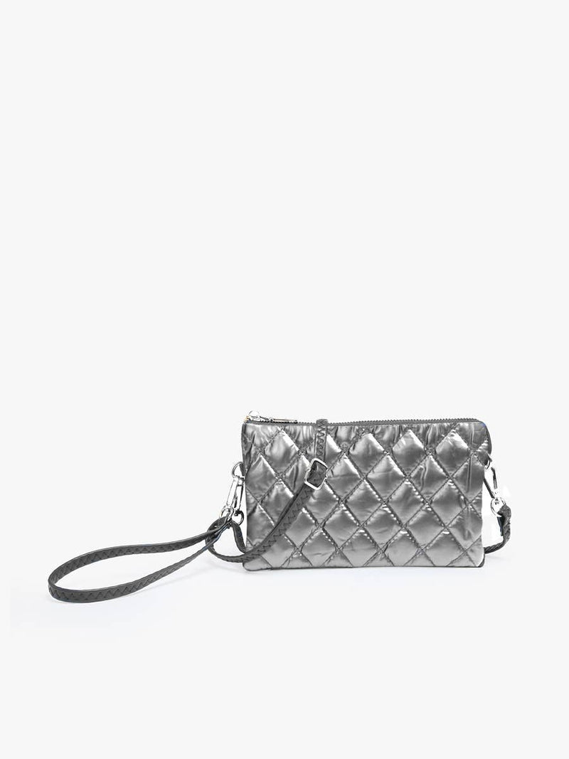 Riley Puffer 3 Compartment Crossbody/Wristlet