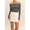 Cream High-Waist Mini Skort