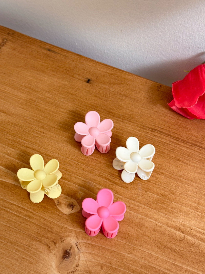 Mini Flower Hair Claws