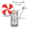 Color Changing Christmas Lights Cup w/ Lid and Straw