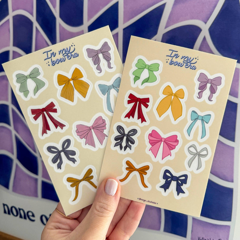 Eras Bows sticker sheet