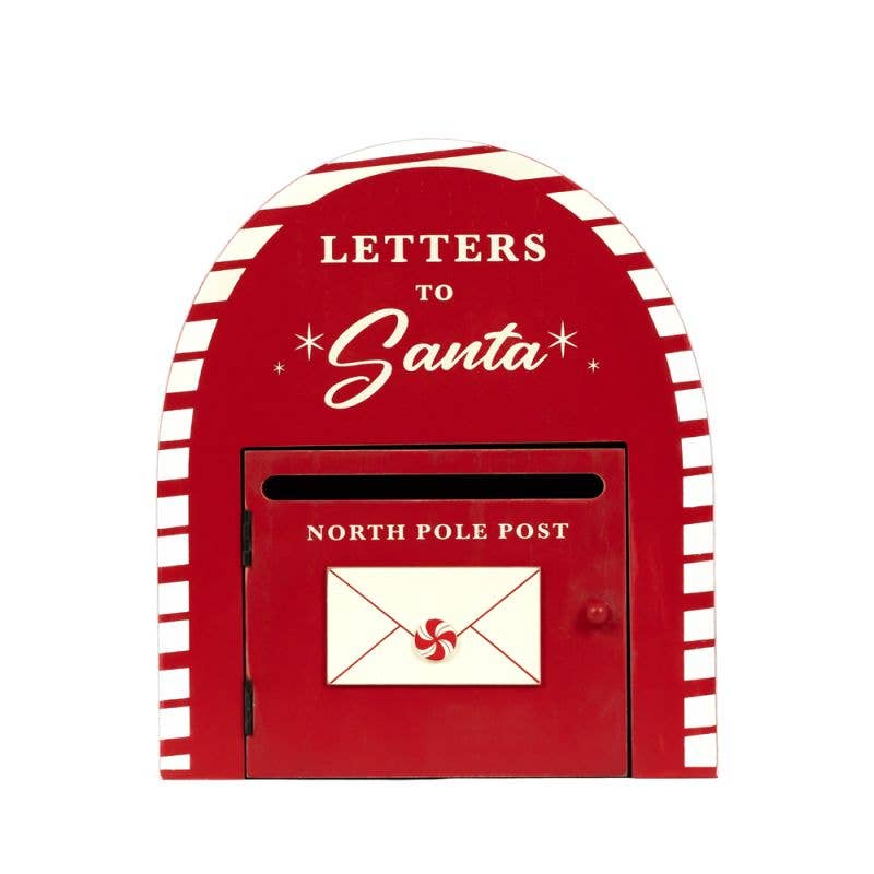 Letters to Santa Wood Mailbox