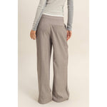 Tailored Trousers With Contrast Waistband