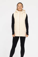 Longline High Neck Padded Vest