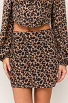 Leopard Print Skirt