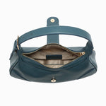 Hunter Green Madrid Buckle Shoulder Bag