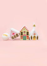 Christmas Village Pink House Bath Bomb