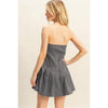 Cecilia Dusty Blue Mini Dress