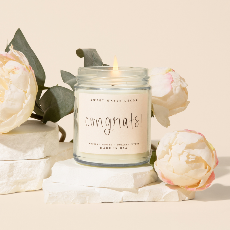 Congrats! 9 oz Soy Candle