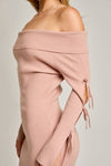 Blush Open Sleeve OTS Sweater Dress