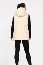 Longline High Neck Padded Vest