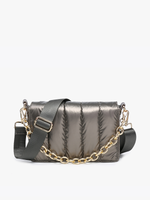 Lala Quilted Chain Crossbody Bag