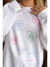 Conversation Heart Sweatshirt