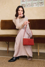 Riley Black 3 Compartment Crossbody/Wristlet