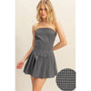 Cecilia Dusty Blue Mini Dress