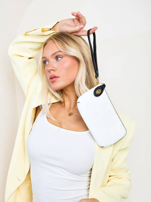 Indigo Kendall Crossbody/Wristlet w/ Twist Lock