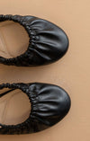 The Laney Black | Lace Up Ballet Flat