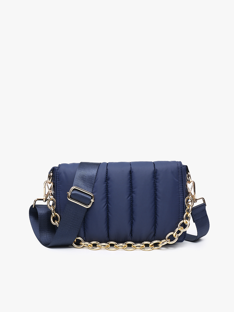 Lala Quilted Chain Crossbody Bag