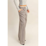 Tailored Trousers With Contrast Waistband