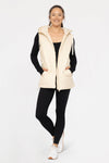 Longline High Neck Padded Vest