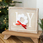 Joy / Love Wooden Reversible Sign