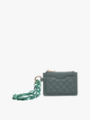 Quilted Wallet w/ Chain Bangle