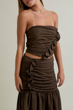 Ruffled Top with matching Ruffled Skirt