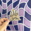 Queen of sandcastles sticker