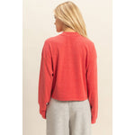 Mineral Washed Charcoal Henley Top