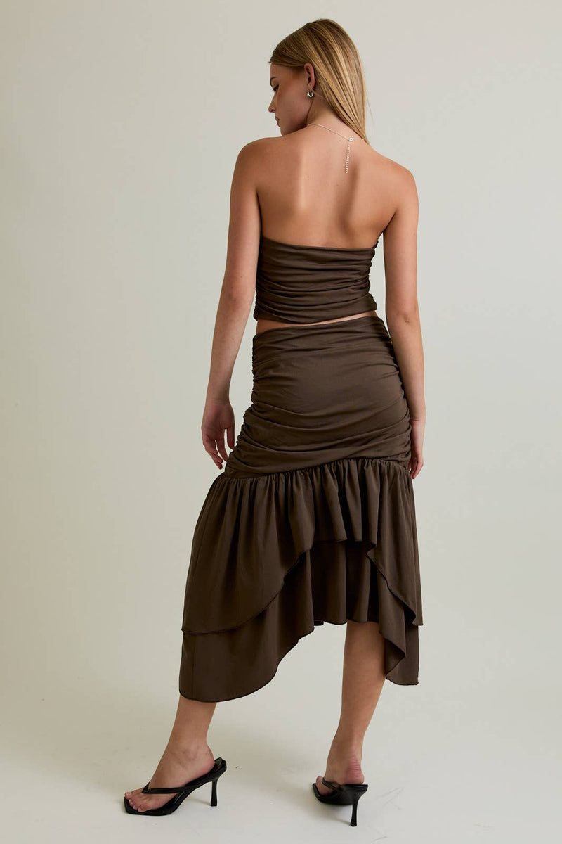 Ruffled Top with matching Ruffled Skirt
