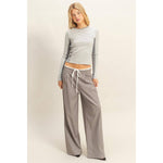 Tailored Trousers With Contrast Waistband