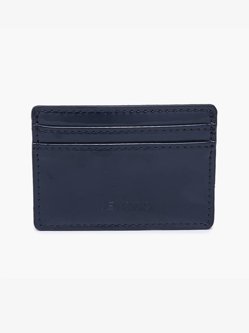 Navy Charlee Small Cardholder Wallet