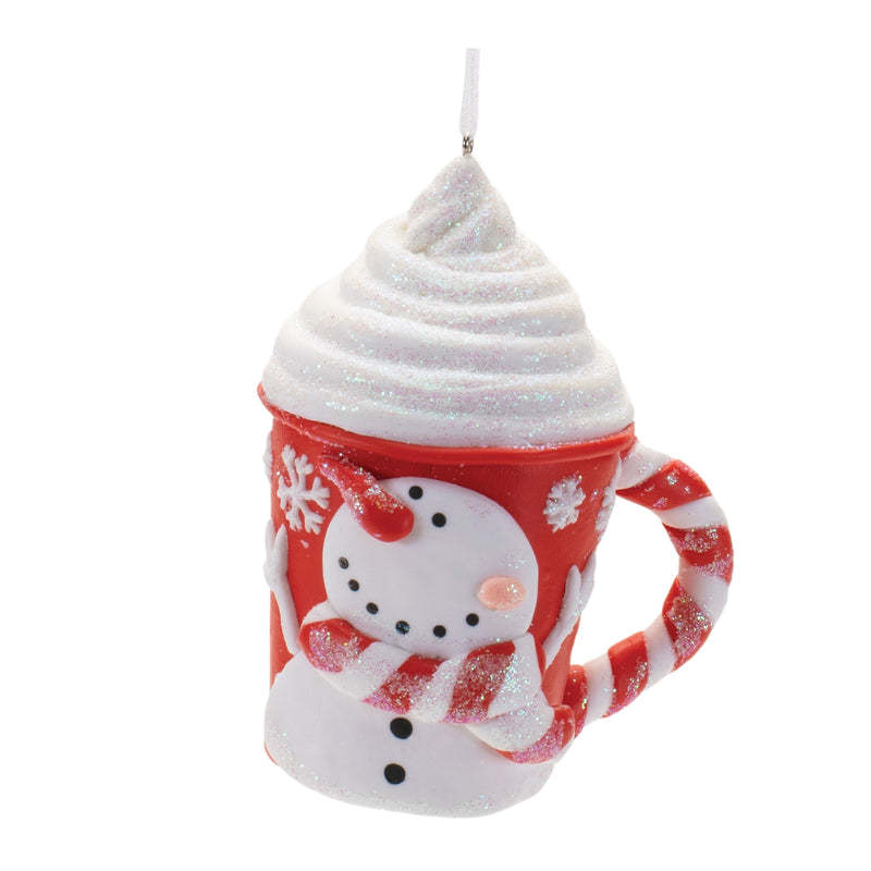 Mug Snowman Ornament