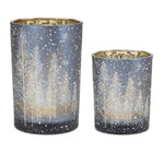 Blue Tree Votives (3 Sizes)