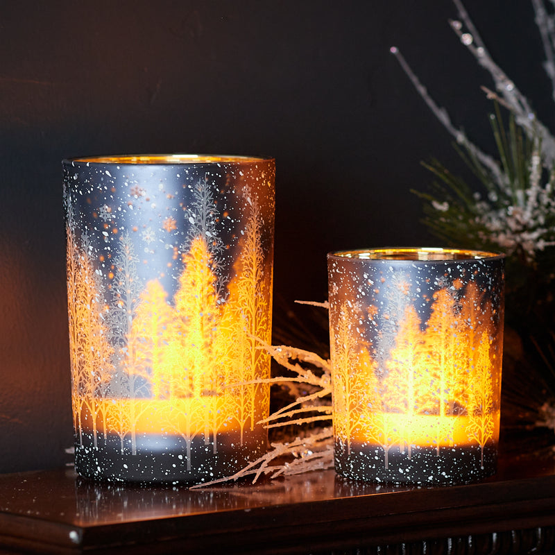 Blue Tree Votives (3 Sizes)