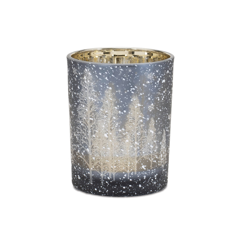 Blue Tree Votives (3 Sizes)