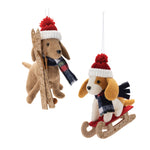 Winter Dog Ornament