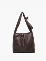 Espresso Jolene Pleated Hobo Bag