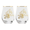 Delft Stemless Wine Glasses
