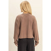 Mineral Washed Brown Henley Top