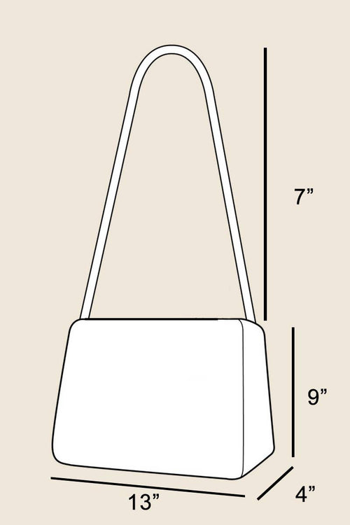 Brown Classic Faux Suede Hand Bag