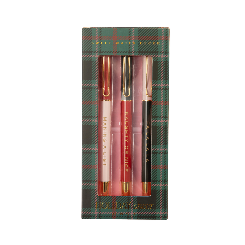 Holiday Cheer Metal Pen Set