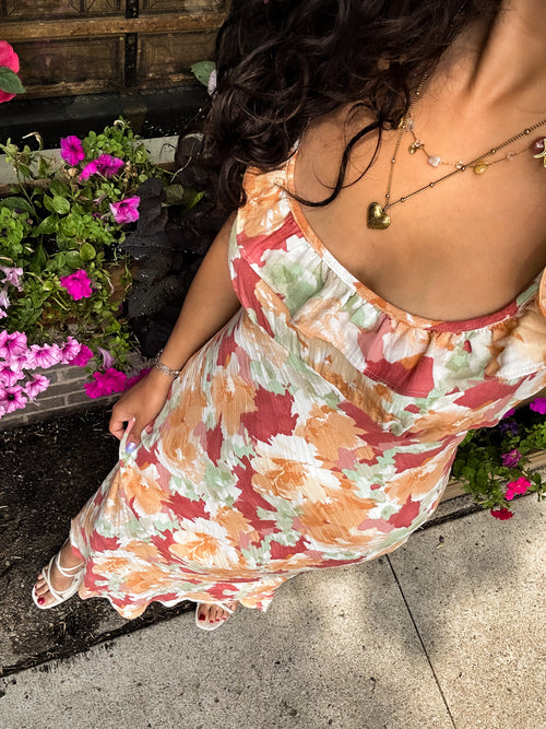 Rose Floral Dress