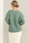 Sage Green Chunky Sweater