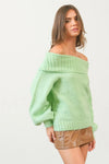 Holly Green OTS Sweater